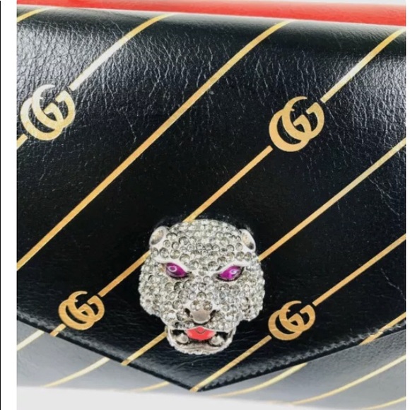 Authentic Gucci TWO FACED Thiara Bag With Strap New. Red /Blk. $5500 - Picture 7 of 9